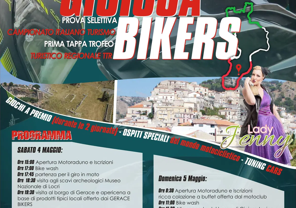 2&deg; raduno Gioiosa Bikers a Gioiosa Jonica