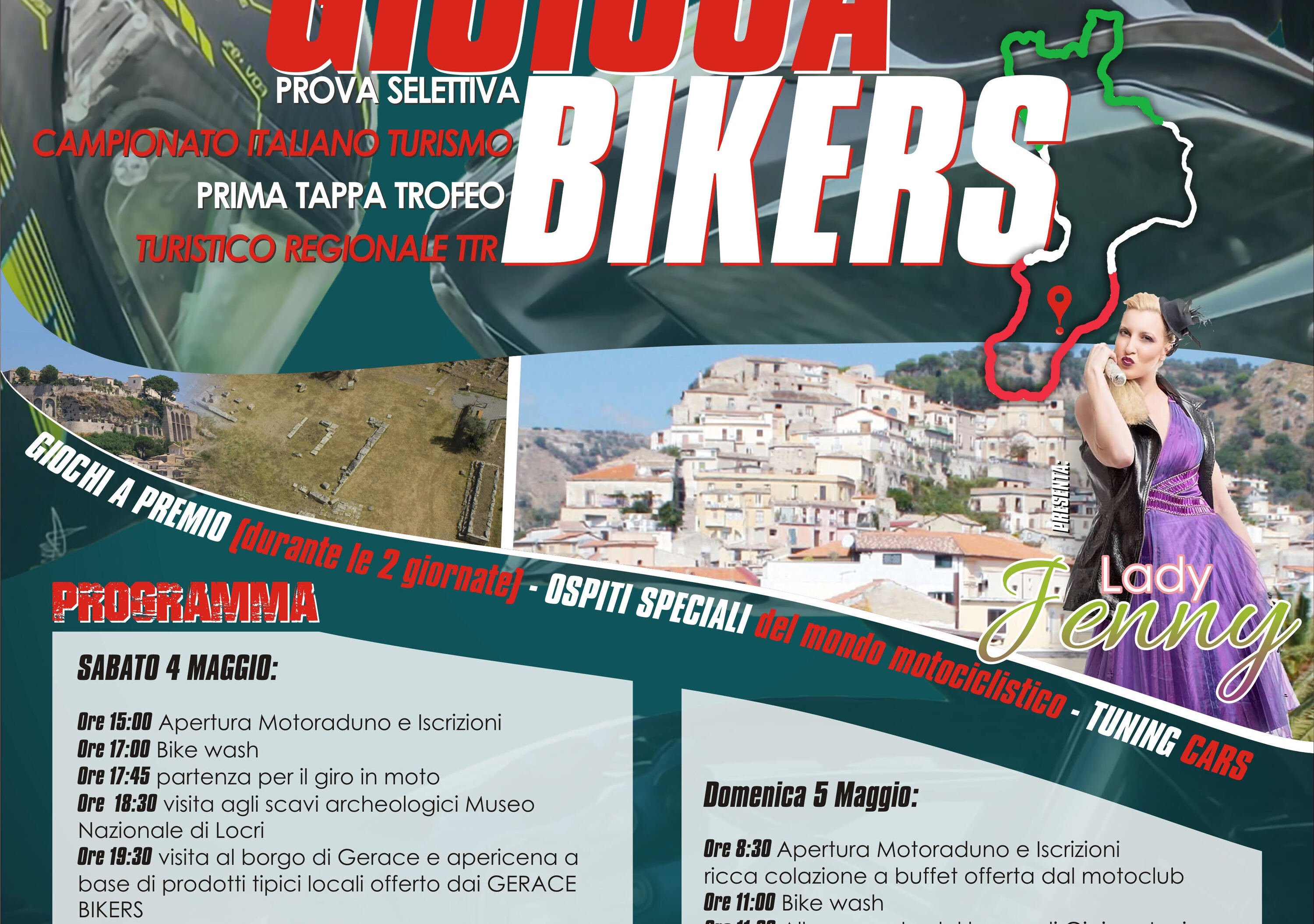 2&deg; raduno Gioiosa Bikers a Gioiosa Jonica