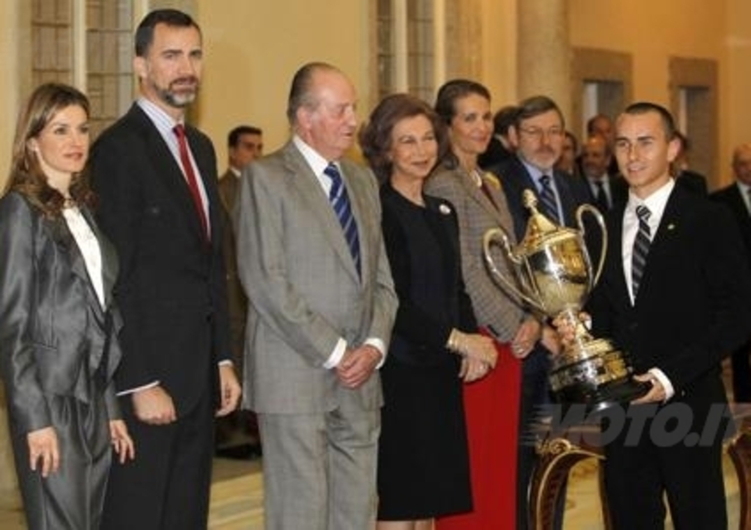 Lorenzo e M&aacute;rquez hanno ricevuto il premio nazionale per lo sport 
