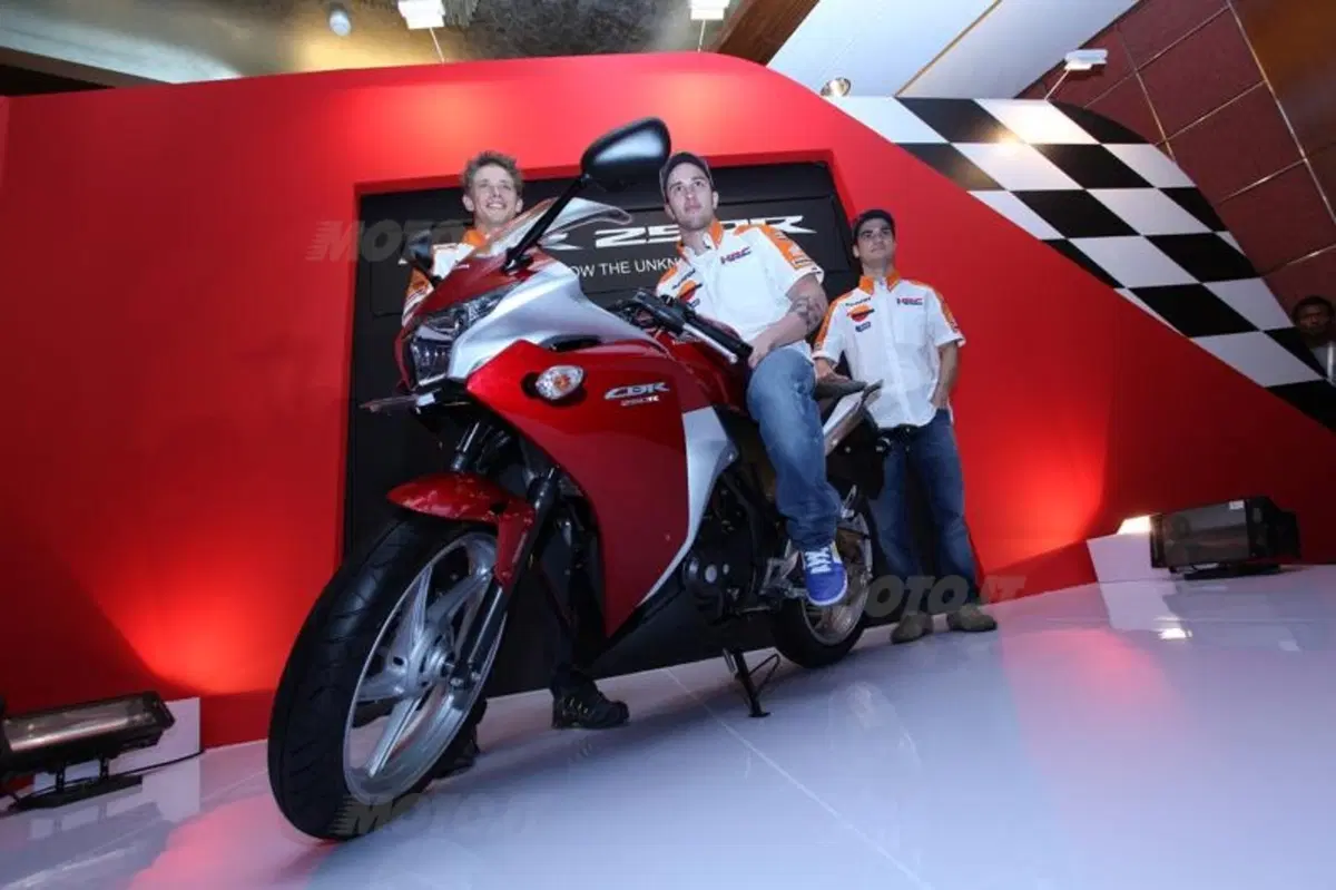 Pedrosa, Dovizioso e Stoner in Indonesia con la Honda CBR 250R
