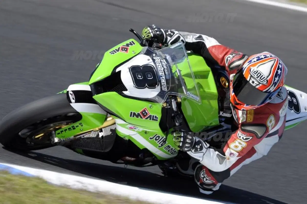 Rolfo e la Kawasaki ZX-10R si son ben comportati a Phillip Island