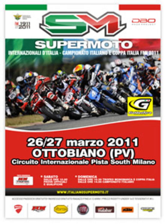 Campionato Italiano Supermoto al via a Ottobiano