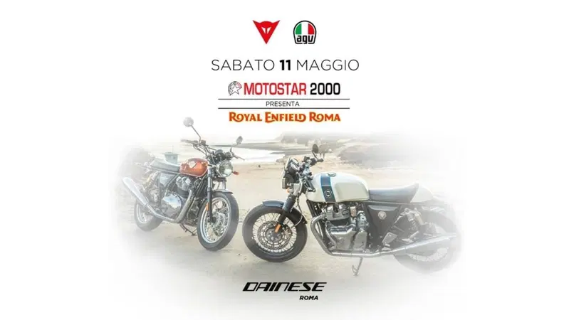 Royal Enfield: in mostra da Dainese Roma tutta la gamma