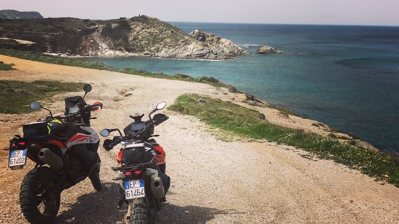 Al Sardinia Adventouring con le KTM 790 Adventure: Buona la prima