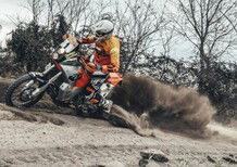 La KTM LC8 950 Rally di Fabrizio e Gioele Meoni