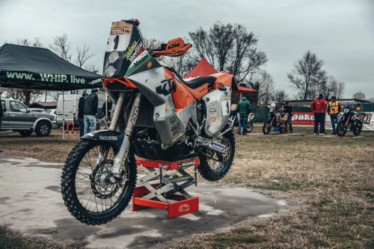 La KTM LC8 950 Rally di Fabrizio e Gioele Meoni (2)