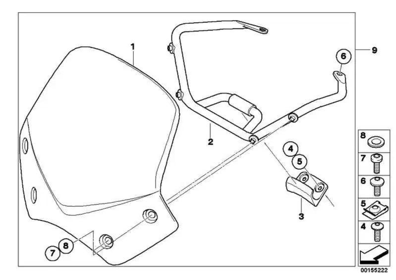 Parabrezza G 650 X con 30% sconto BMW (2)