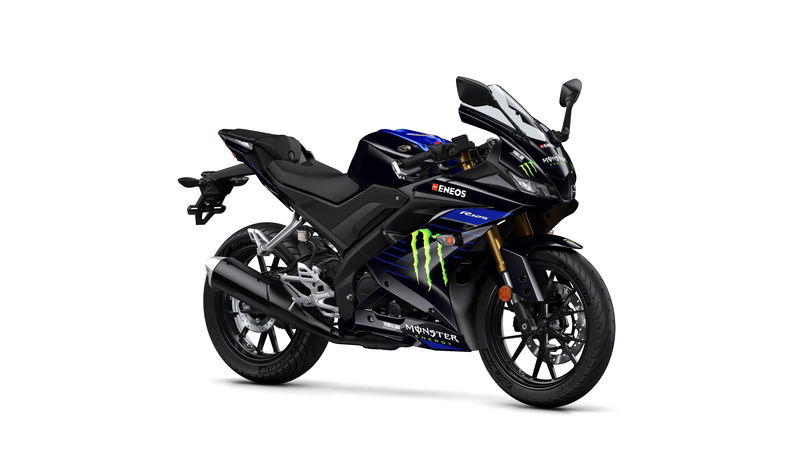 Yamaha YZF-R125 Monster Energy 2019: MotoGP replica
