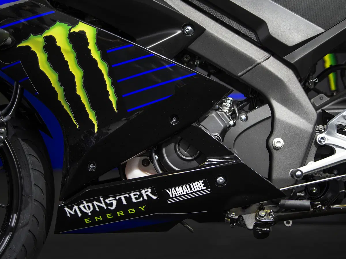 Yamaha YZF-R125 Monster Energy 2019: MotoGP replica (14)