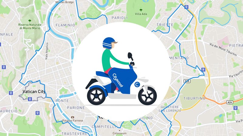 Lo scooter sharing Cityscoot pronto a invadere Roma