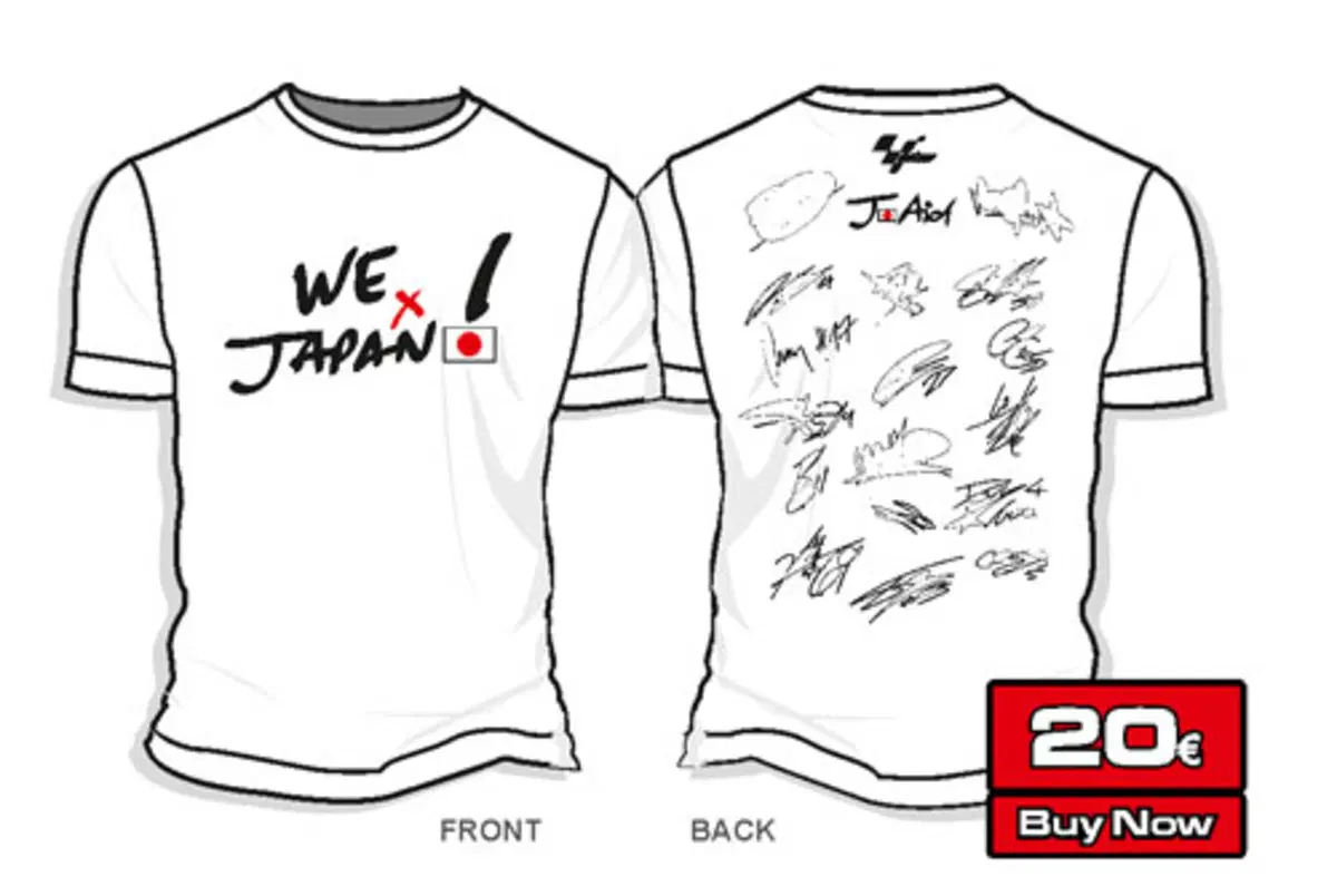 MotoGP, una T-shirt per aiutare il Giappone (2)