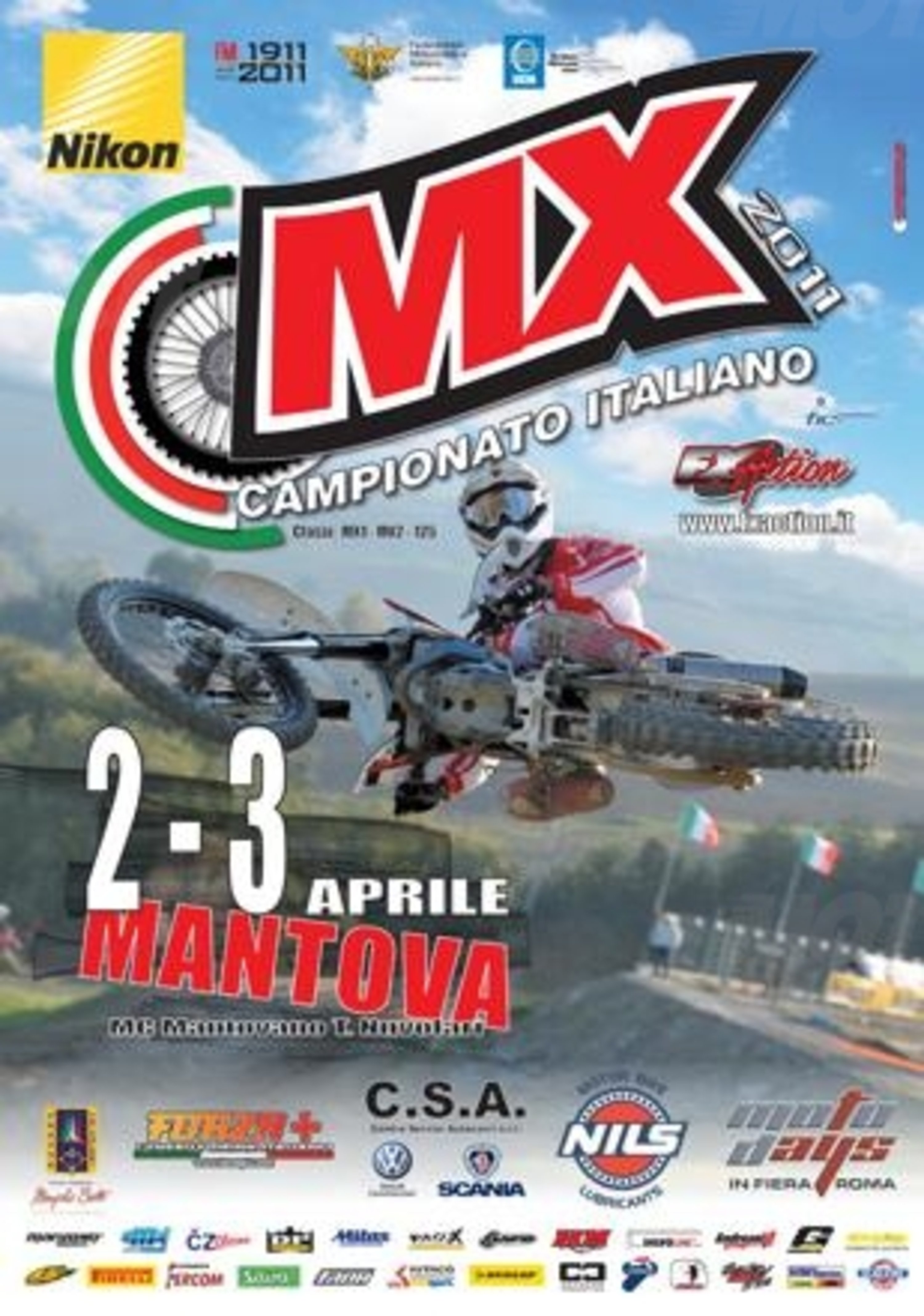 Parte a Mantova il Campionato Italiano Motocross 2011