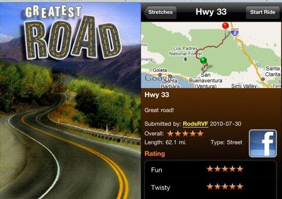 Greatest Road, le strade più belle in palmo di iPhone