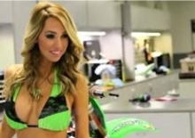 Monster Energy: la bella Leslie