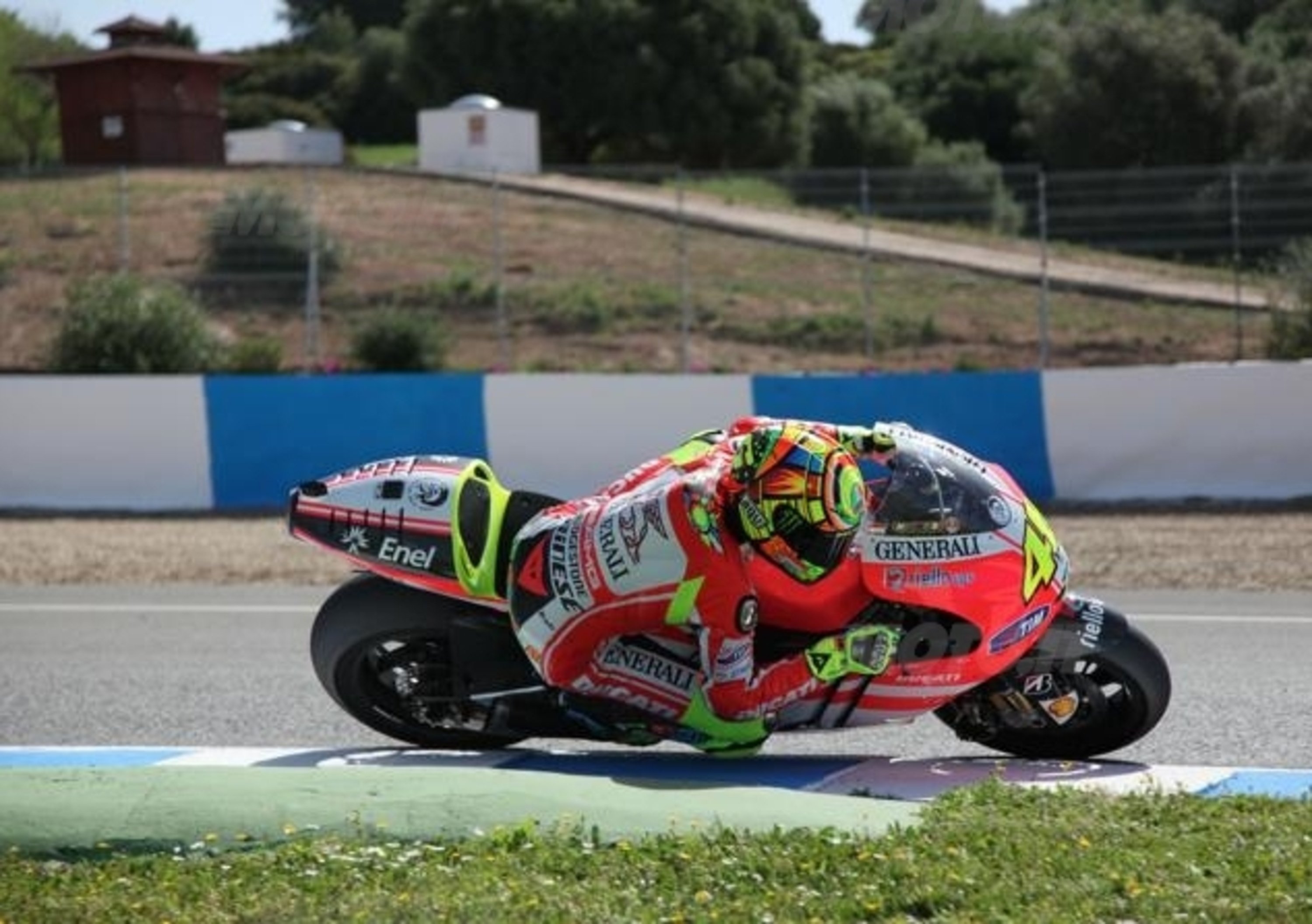 Rossi ha provato la Ducati GP12 a Jerez