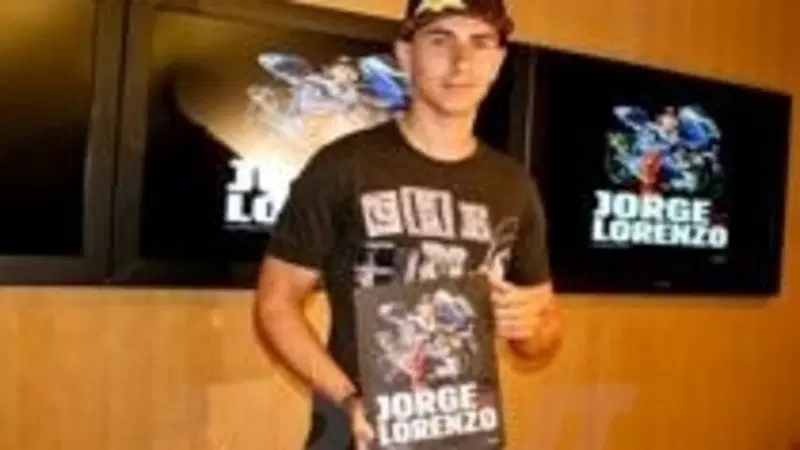Jorge Lorenzo presenta il suo libro "Il nuovo re della MotoGP"