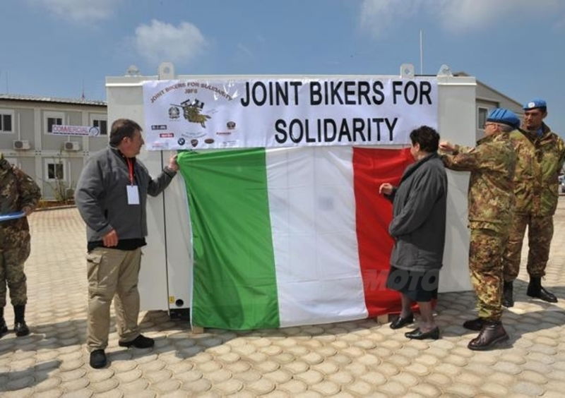 I Caschi Blu Italiani protagonisti di Joint Bikers for Solidarity