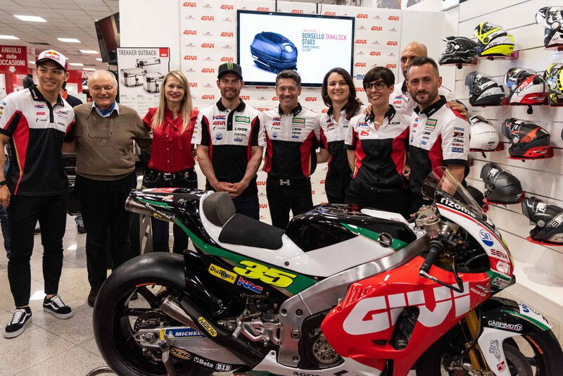 I piloti del Team LCR in occasione del Meet and Great organizzato da Givi