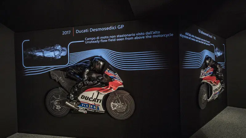 Ducati: anatomia della velocit&agrave;. Una mostra dedicata all'aerodinamica