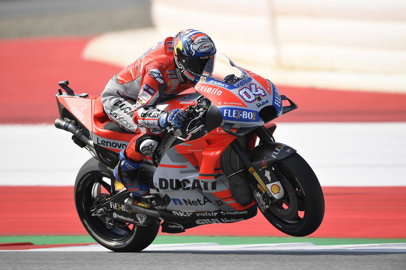 Andrea Dovizioso al Red Bull Ring nel 2018