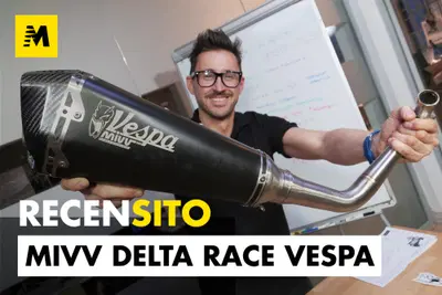 MIVV Delta Race by Andreani. Recensito scarico per Vespa GTS