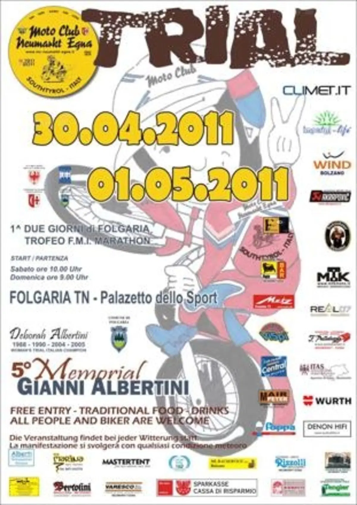 Trial: seconda prova del trofeo Marathon 2011