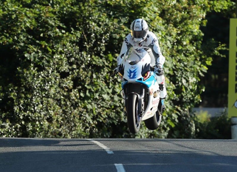 Michael Rutter sulla Mugen a Ballaugh Bridge