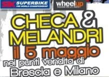 Checa e Melandri ospiti da Wheelup il 5 maggio