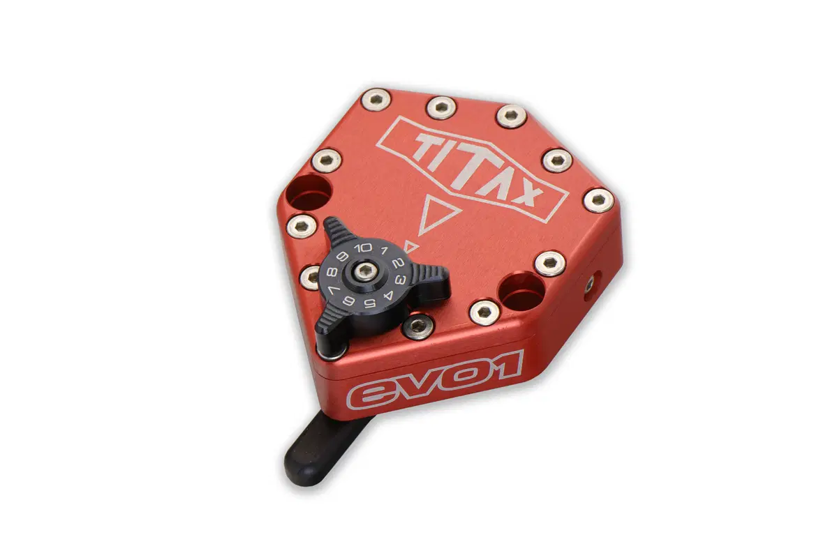 Ammortizzatore di sterzo rotativo Titax da LLS Racing