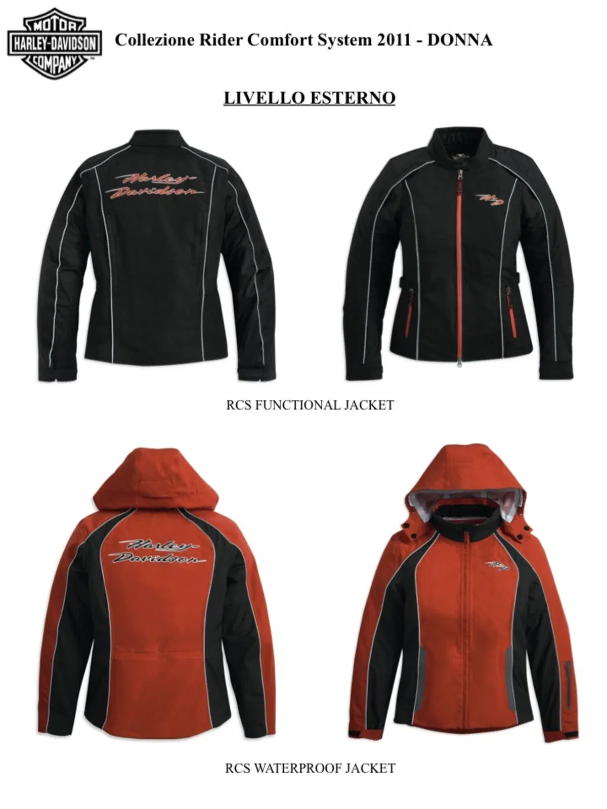 Collezione Harley-Davidson Rider Comfort System Donna (2)