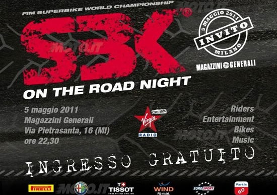 I team SBK fanno festa giovedì a Milano