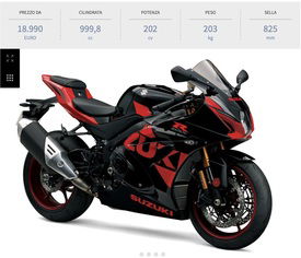 Listino - Suzuki GSX-R 1000R