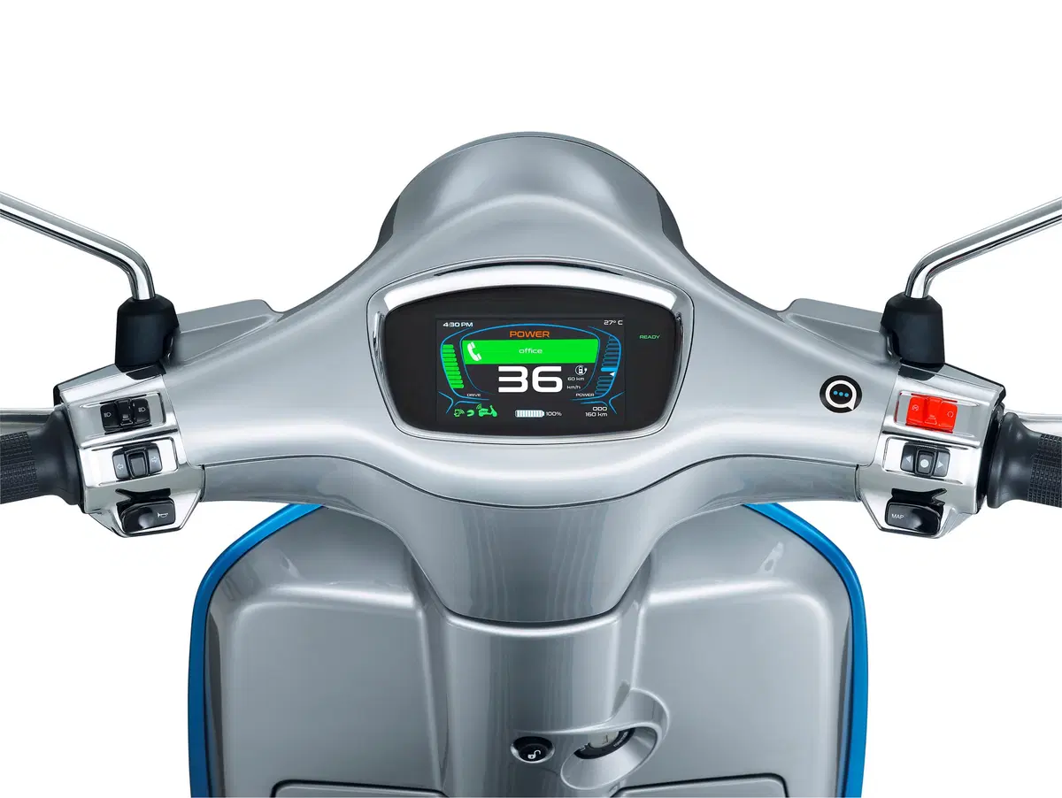 Vespa Elettrica. Display