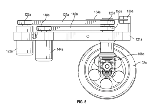 Facebook brevetta un mezzo elettrico robotico a trazione integrale (6)