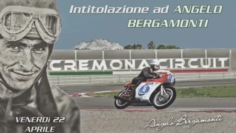 Cremona Circuit. Il 22 Aprile l'intitolazione a Bergamonti