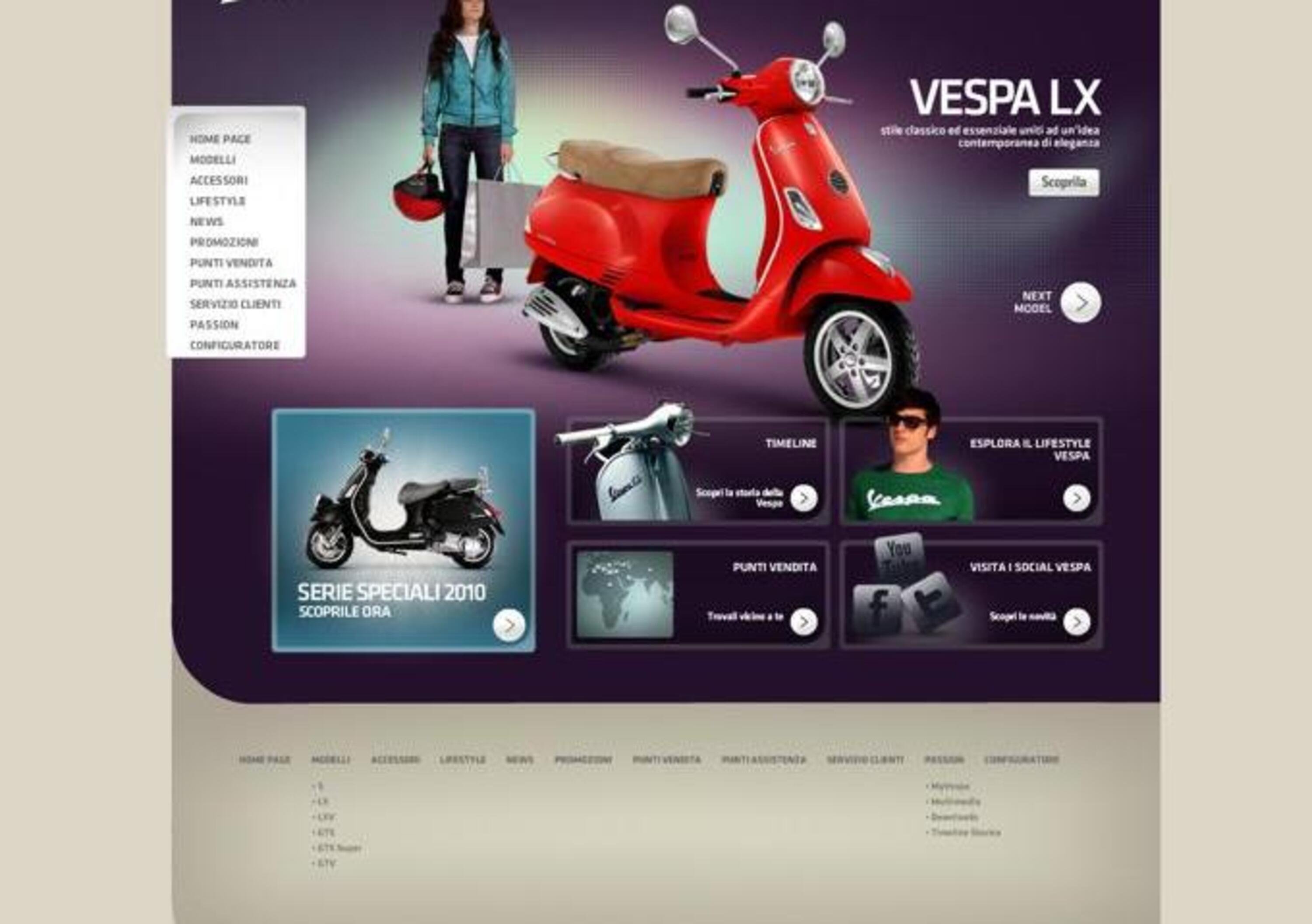 Vespa si aggiudica il Webby Awards 2011