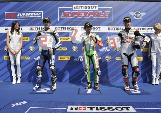 Un super Biaggi conquista la Superpole a Monza