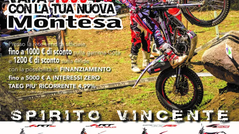 "Vai a Mille" su Montesa Trial e Motoalpinismo