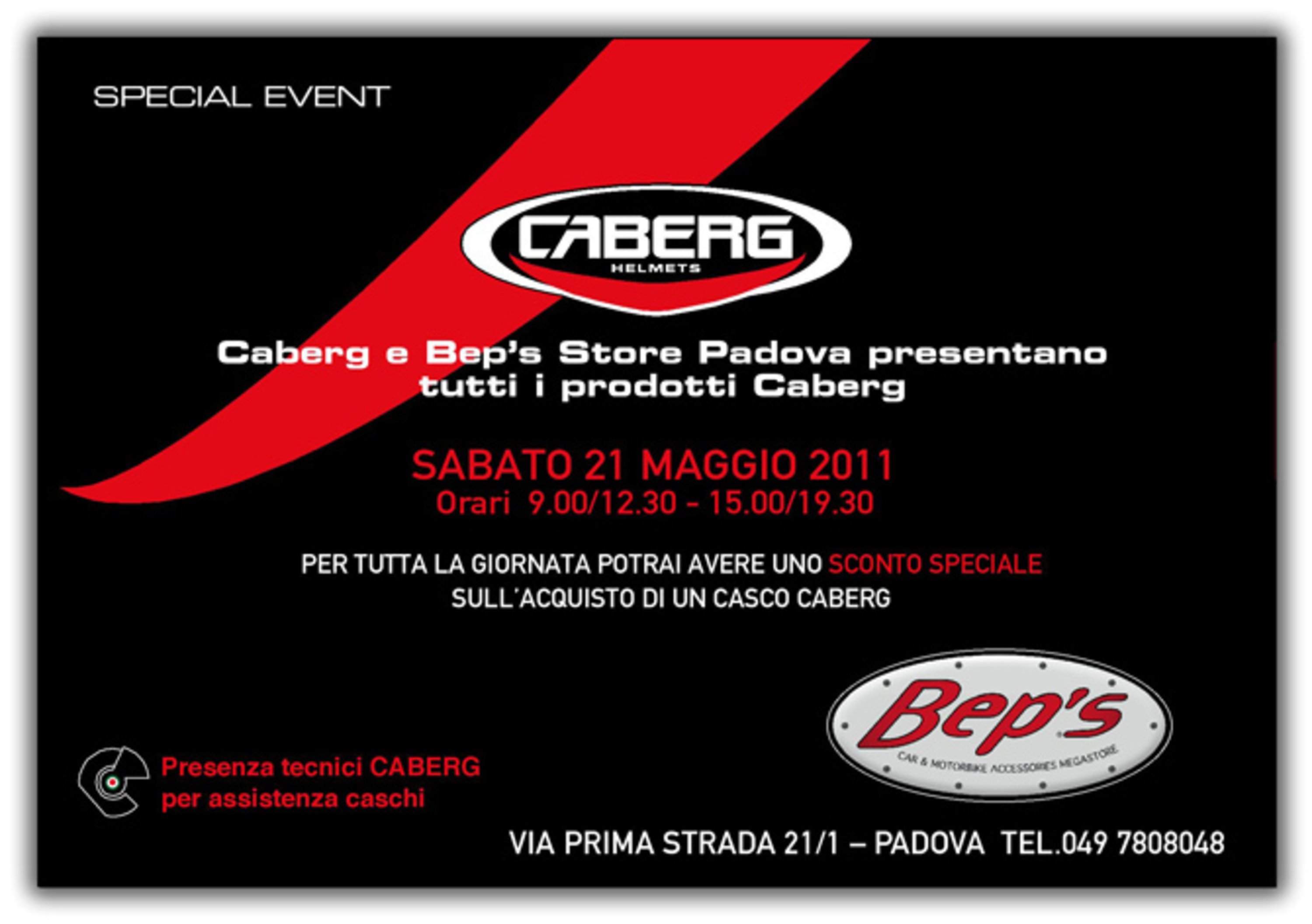 Sabato 21 maggio Caberg Day da Bep&#039;s a Padova