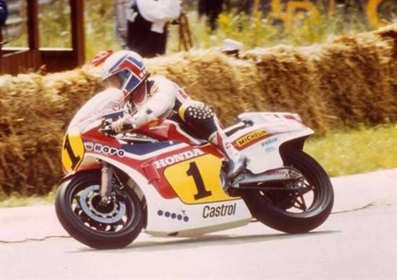 Marco Lucchinelli con la Honda nel 1982