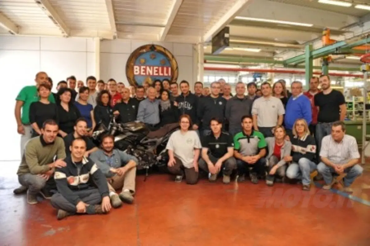 Kel Carruthers ha visitato la Benelli (2)