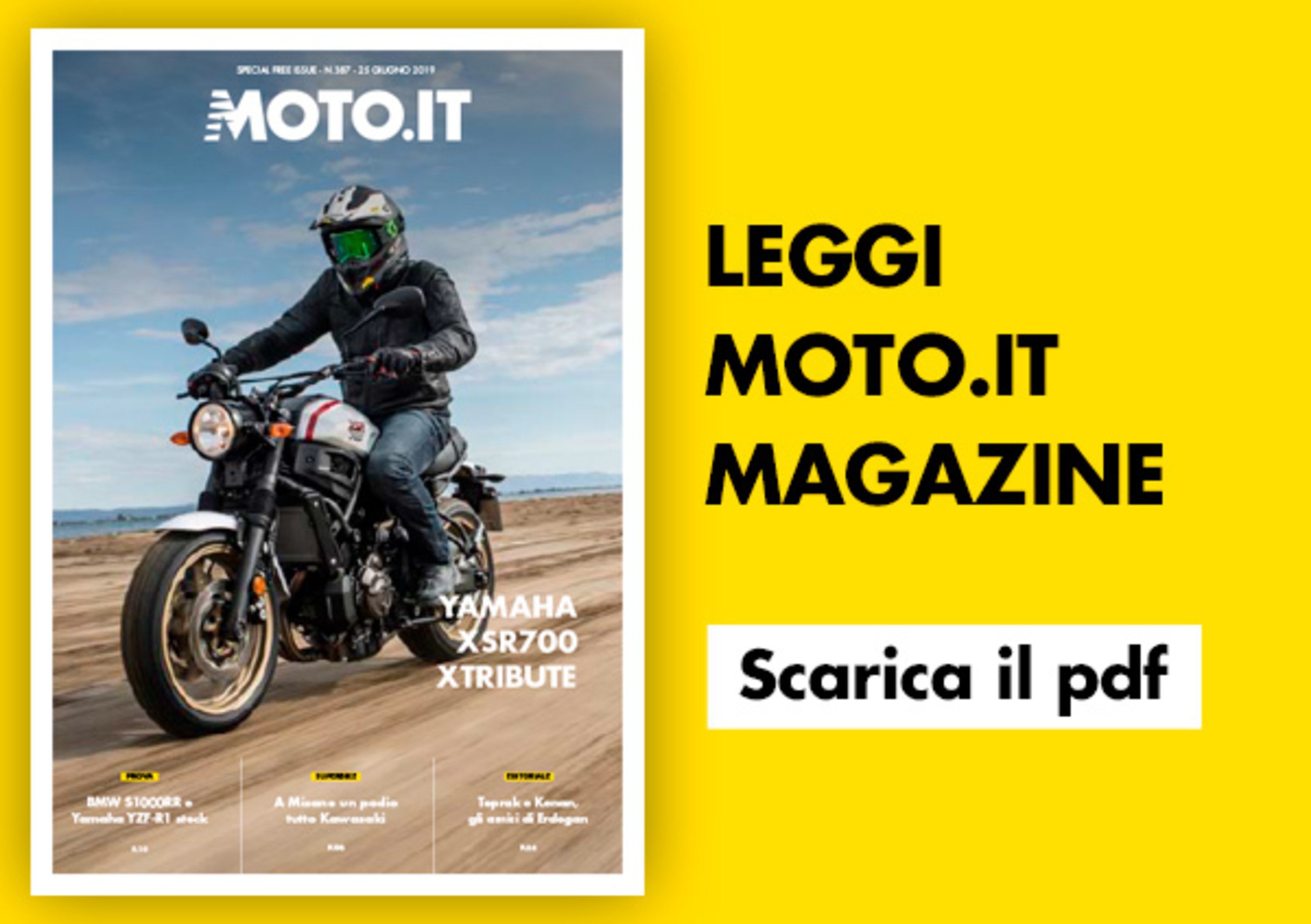 Magazine n&deg; 387, scarica e leggi il meglio di Moto.it 