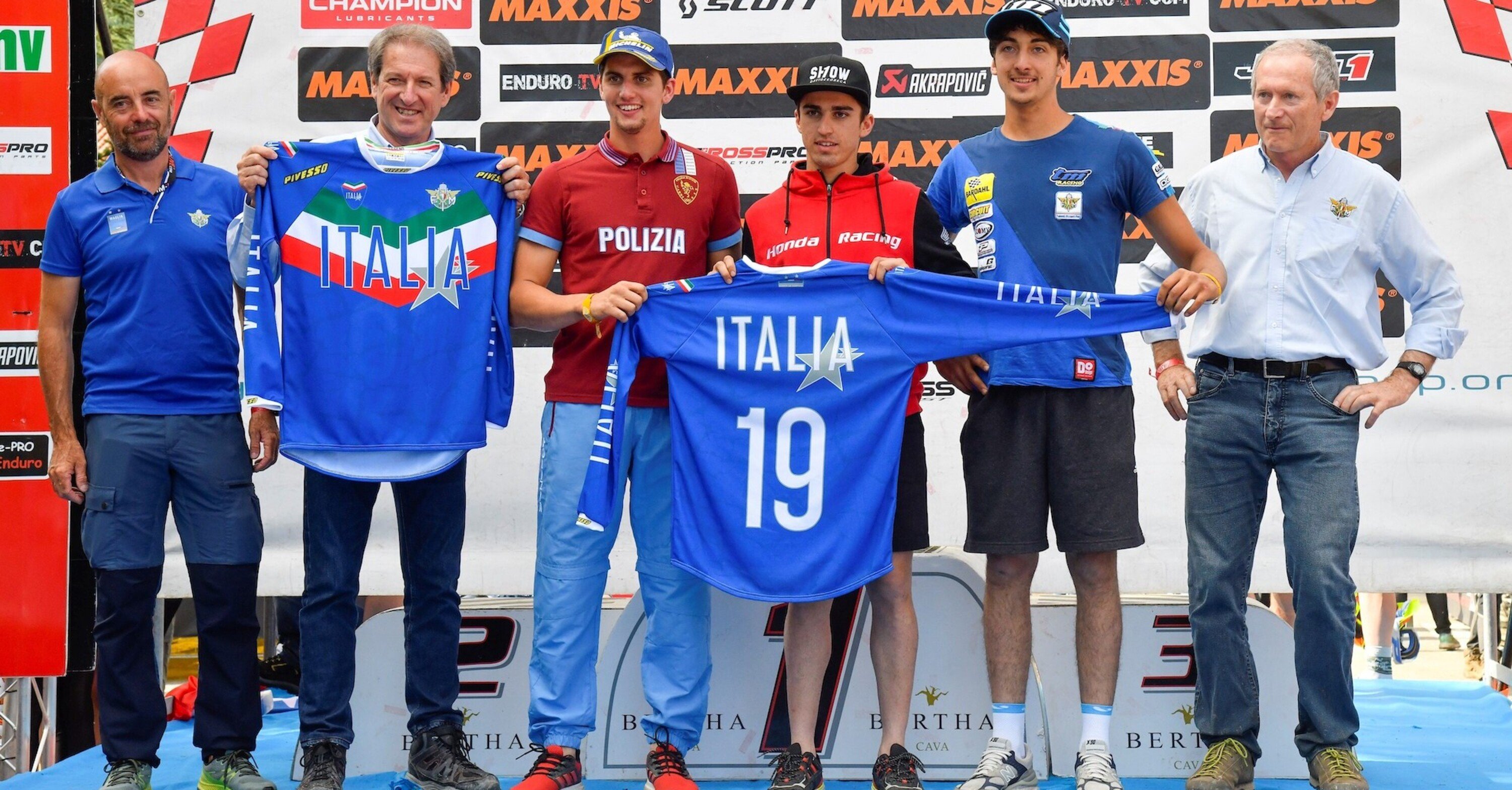 Maglia Azzurra FMI 2019 al GP d&#039;Italia