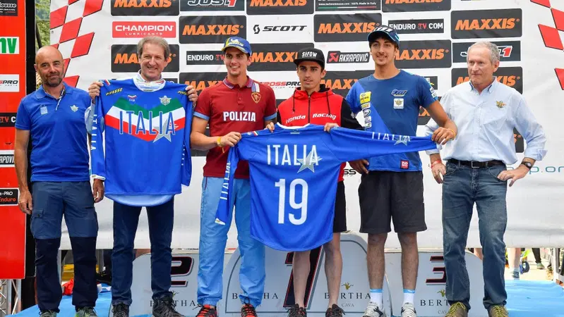Maglia Azzurra FMI 2019 al GP d'Italia