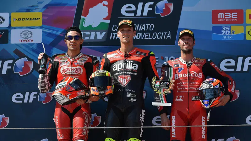 CIV 2019. A Imola doppietta di Savadori in Superbike