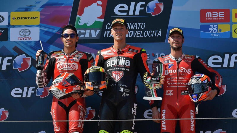 CIV 2019. A Imola doppietta di Savadori in Superbike