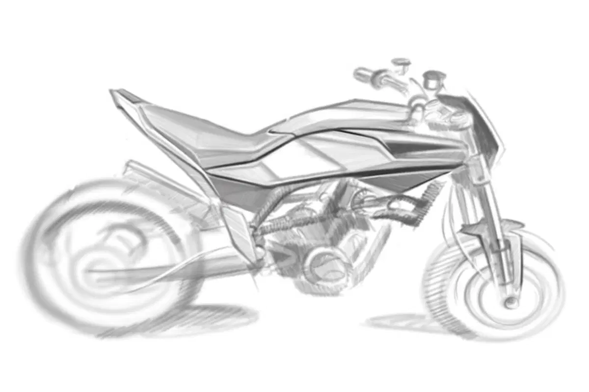 Husqvarna 900. Gli sketch della Supermoto (3)