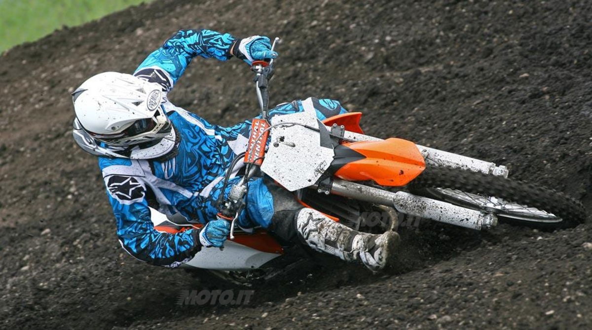 Manubrio Accossato In Alluminio Per KTM SX 2012 (50 CC) - Nero, Diametro 28mm, Altezza Media - Foto 6