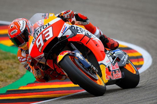 MotoGP 2019. Márquez è il più veloce nelle FP2 in Germania (5)