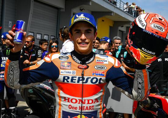 MotoGP 2019, al Sachsenring. Marc Marquez in pole position